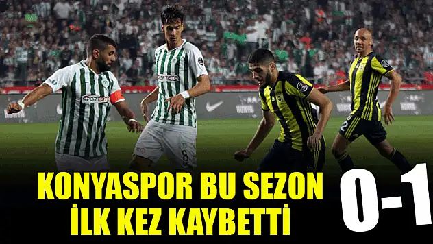 Atiker Konyaspor 0-1 Fenerbahçe | MAÇ SONUCU