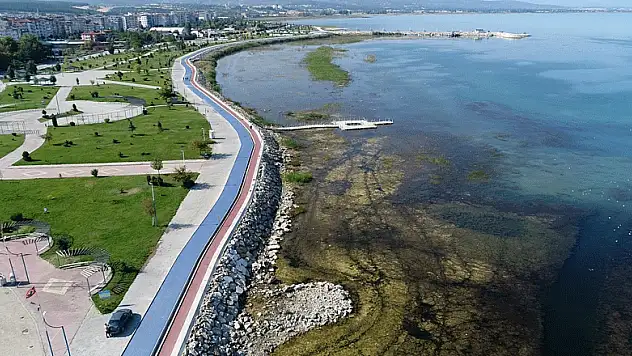 Beyşehir'de sahil bandına bisiklet ve yürüyüş yolu