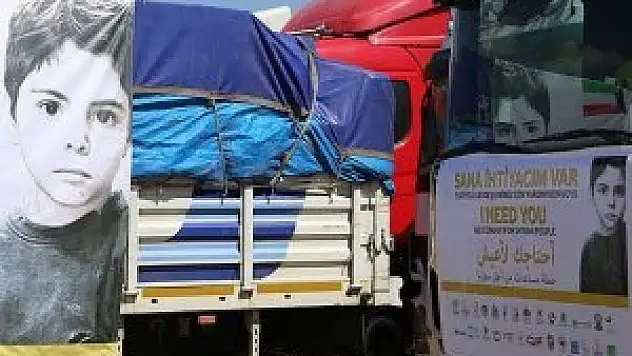 Konya'dan Suriye'ye yardımlar sürüyor