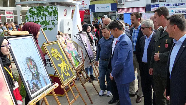 Seydişehir'de 'Yeteneğini Keşfet' resim sergisi açıldı
