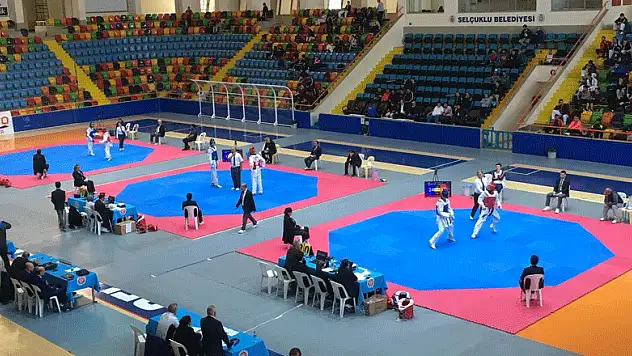 Konya'da tekvando ümit ve yıldızlar milli takım seçmeleri başladı