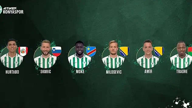 Konyasporlu 6 oyuncuya milli çağrı!