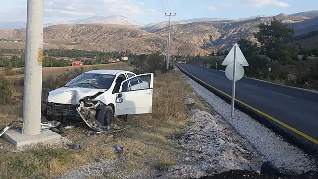 Konya'da trafik kazası: 2 yaralı