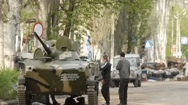 Slavyansk'ta çatışma çıktı