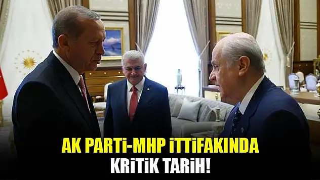 AK Parti-MHP ittifakında kritik tarih!