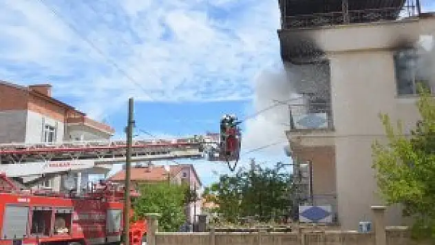 Karaman'da ev yangını