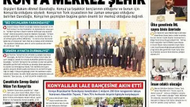 Yeni Haber Gazetesi 1. Sayfa - 29.04.2014 Salı