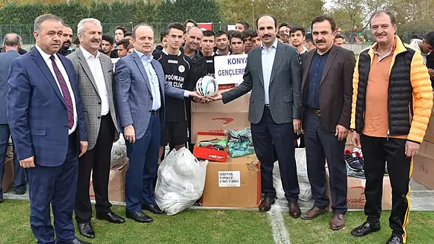 Amatör spor kulüplerine malzeme desteği