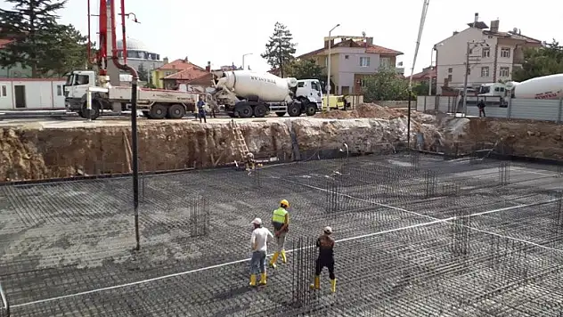Ilgın'da kültür merkezi inşaatı