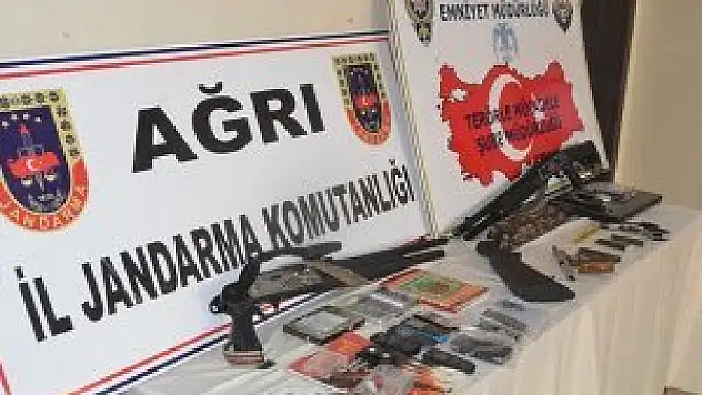 Ağrı'da terör örgütüne operasyon