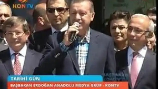Başbakan Erdoğan Kon TV'nin Hizmet Binasını Açtı
