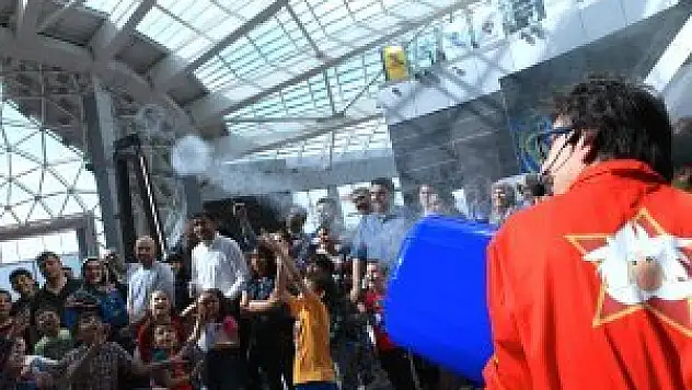 Konya Bilim Merkezi'nde ziyaretçi yoğunluğu