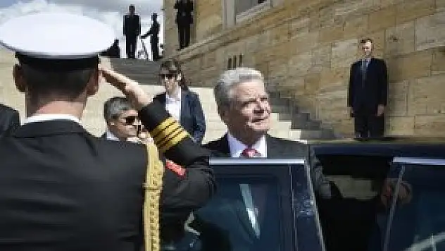 Almanya Cumhurbaşkanı Gauck Ankara'da