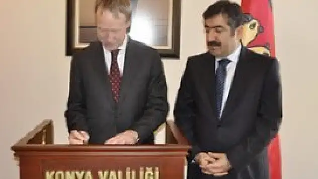 İsveç Büyükelçisi Konya'ya geldi