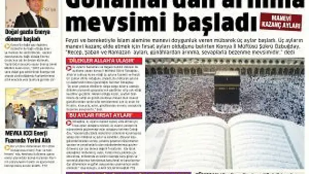 Yeni Haber Gazetesi 1. Sayfa - 03.05.2014 Cumartesi