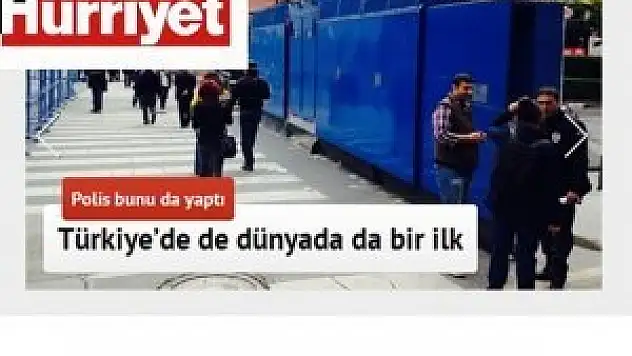 Hürriyet Gazetesi Türk polisine bunu da yaptı!