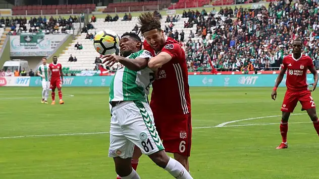 Konyaspor, Sivas'tan 1 adım önde