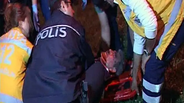 Konya'da darp edilen şahıs hastaneye kaldırıldı