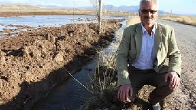 Tahliye kanalları çiftçiyi rahatlattı