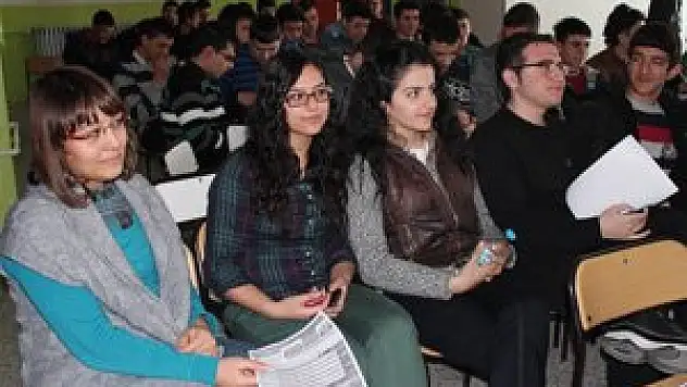 'Lisede bir ders projesi'