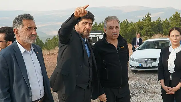 Konya Valisi Toprak'tan Derbent ilçesine ziyaret