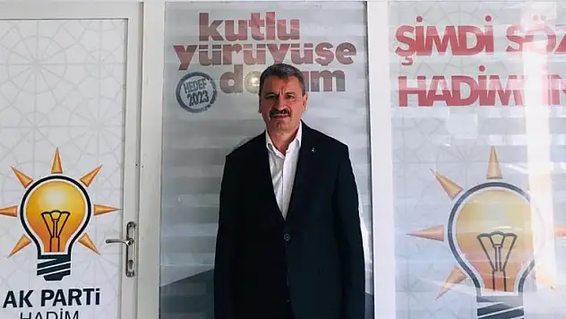 Rıfkı Biber Hadim'e Aday Adayı oldu