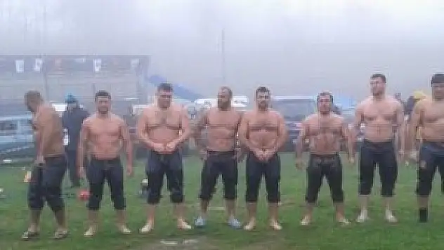 1120 metre rakımda başpehlivan Recep Kara