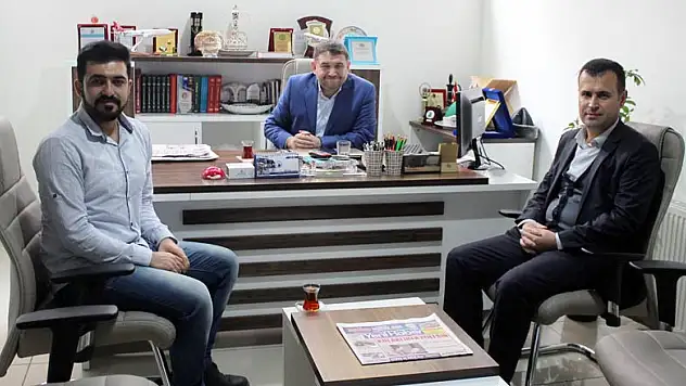 Altınekin aday adayı Agah Yılmaz Yeni Haber'i ziyaret etti