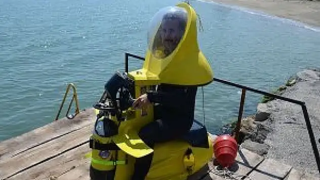 Tek kişilik denizaltı ürettiler