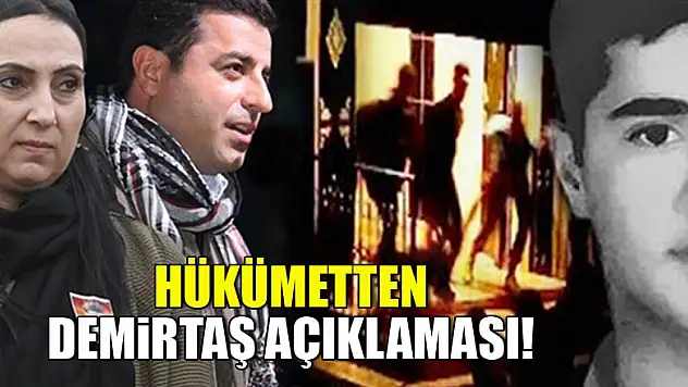 Bakan'dan çok sert 'Demirtaş' açıklaması