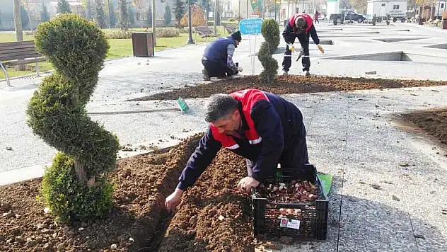 Karatay baharı yüz bin çiçekle karşılayacak