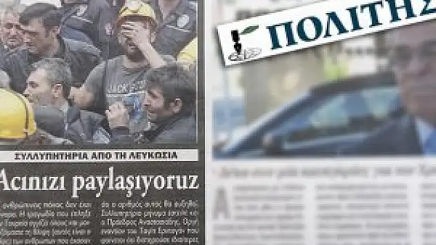 Rum gazetesinden Türkçe başlık