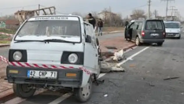 Konya'da acı kaza 1 ölü 6 yaralı