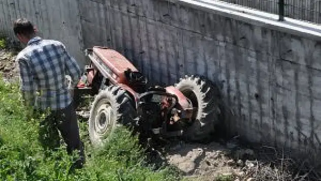 Konya'da traktör devrildi: 1 ölü
