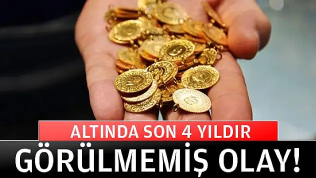 Altında son 4 yıldır görülmemiş olay!