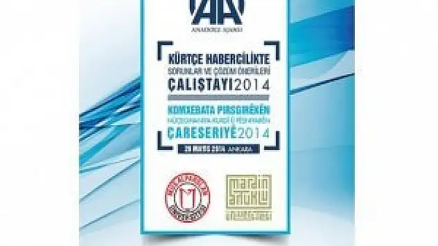 Türkiye'de ilk defa Kürtçe haberciliğin sorunları masaya yatırılacak