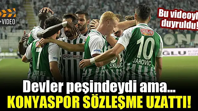 Ömer Ali Şahiner 2022'ye kadar Konyaspor'da!