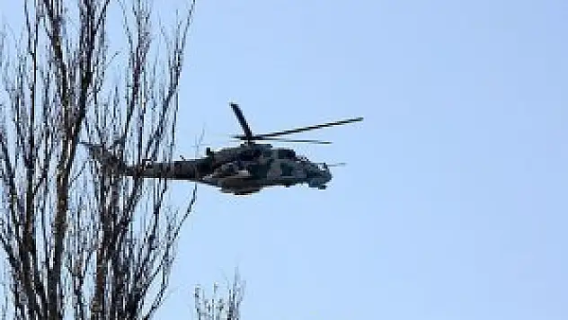 Ukrayna'da askeri helikopter düştü