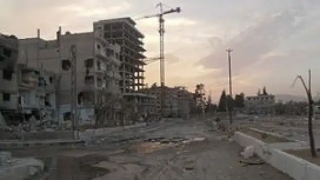 Şam'da stadyuma havan topu