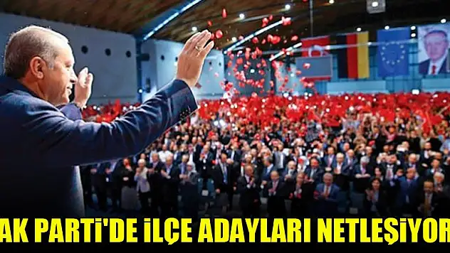 AK Parti'de ilçe adayları netleşiyor