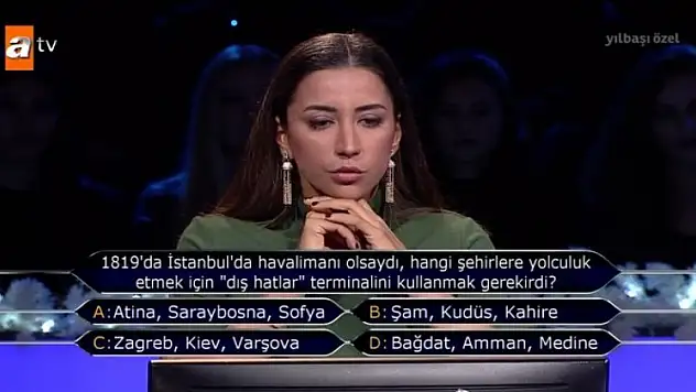 İşte 'Kim Milyoner Olmak İster' tarihinin en anlamlı sorusu