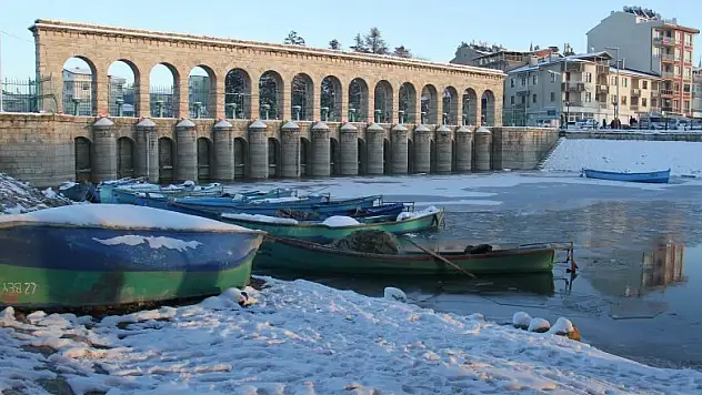 Beyşehir Gölü Milli Parkı'nda günbatımı