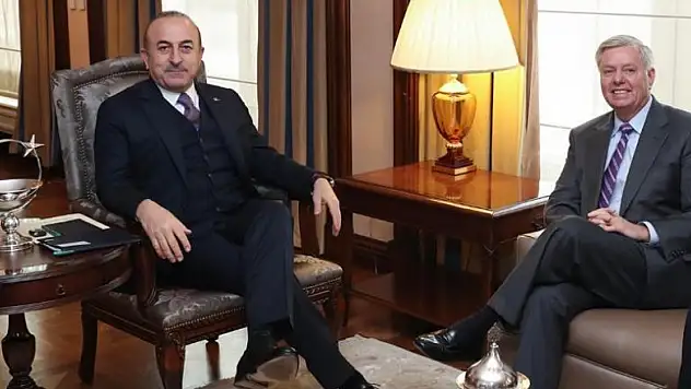 Dışişleri Bakanı Çavuşoğlu Amerikalı Senatör Graham'ı kabul etti