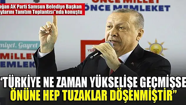 'Türkiye ne zaman yükselişe geçmişse önüne hep tuzaklar döşenmiştir'