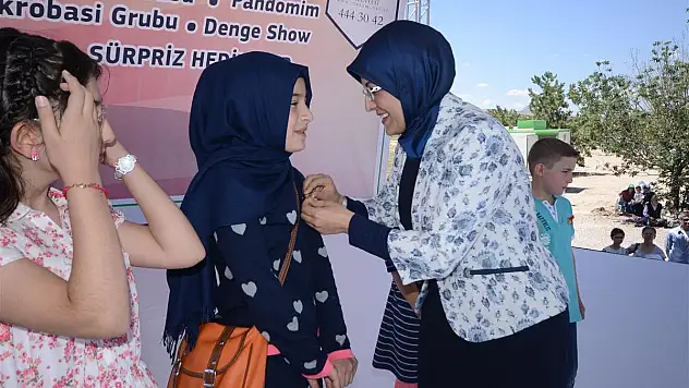 Meram'da çocuklar doyasıya eğlendi