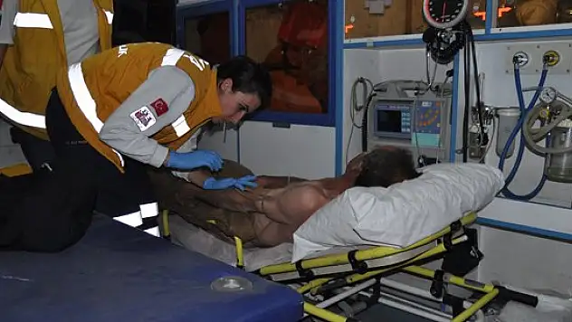 Oltasını kurtarmak isterken canından oluyordu