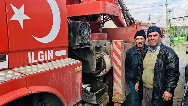 Ilgın'da  hırsızlar vinç aküsünü çaldı