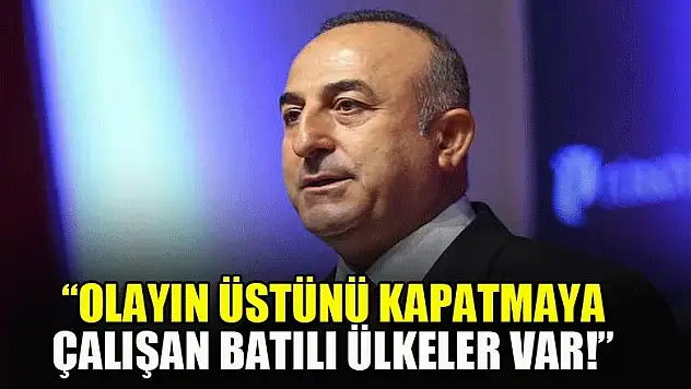 Olayın üstünü kapatmaya çalışan Batılı ülkeler var!