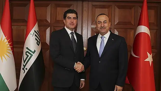 Dışişleri Bakanı Çavuşoğlu Neçirvan Barzani ile görüştü