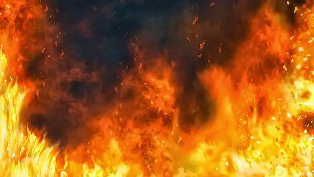 Konya'da apartman dairesinde yangın